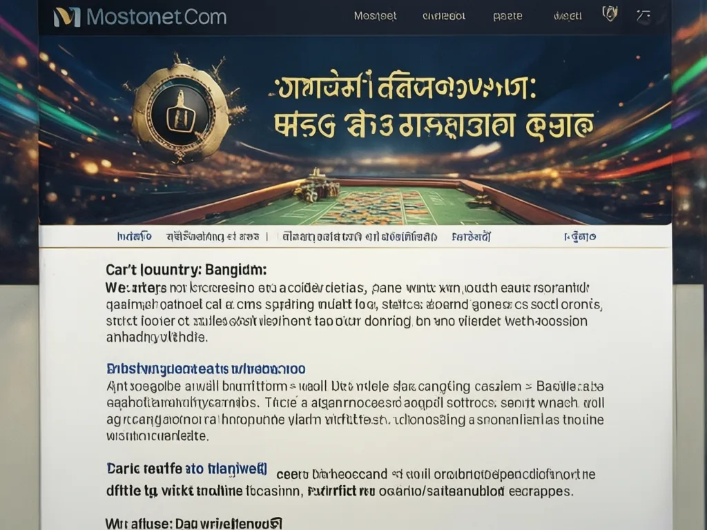 Mostbet Com রেজিস্ট্রেশন প্রসেস গাইড